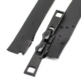 YaHoGa 32 Inch #5 Two Way Separating Waterproof Zippers Black Water Resistant Zippers for Jacket Sewing Coat Down Coats Tailor Craft (32" WP)