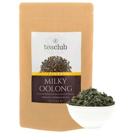 Milky Oolong 50 g, Premium Oolong Tea with Distinctive Creamy Taste and Floral Note, Semi-Fermented Black Tea with Green Tea Character, TeaClub