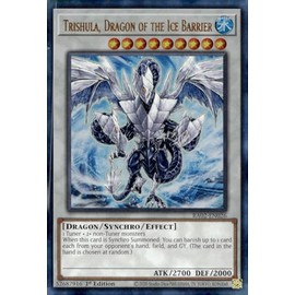 Trishula, Dragon of The Ice Barrier (PUR) - RA02-EN026 - Prismatic Ultimate Rare - 1st Edition