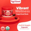 ​Feel Great Organic Super Reds Powder Superfood Capsules Polyphenols Supplement