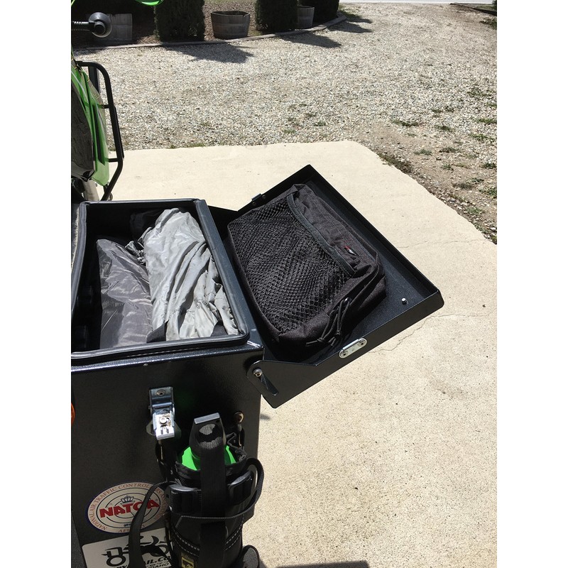 adventurePOCKETS Moto Pockets Motorcycle Pannier/Side Case Lid Bag, 14"x6" 2.75