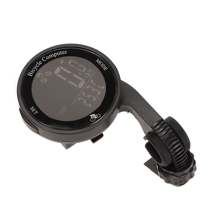 Bike Computer Speedometer Thermometer Clock Large Screen Clear Handwriting Waterproof