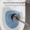 PureLiving Toilet Brush Holder Set Wall Mounted – Durable Space-Saving