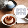 Ragyzity 6pcs Pudding Moulds, Aluminum Muffin Tin Dariole Moulds Egg
