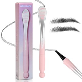 Eyebrow Pencil, Eyebrow Pencil with 4 Prongs, Waterproof and Sweat-Proof, Suitable for Girls, Lasting without Makeup Removal, to Create Natural and Realistic Hair-Like Eyebrows (02# black)