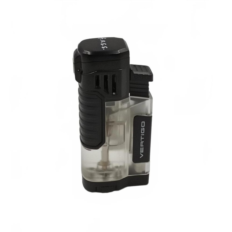 F.e.s.s. Stinger Quad Torch Lighter with Built-in Punch Cutter –