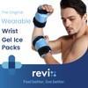 REVIX Wrist Ice Pack Wraps for Carpal Discomfort Soothing (2-Piece