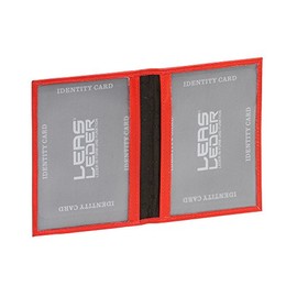Credit Card Holder LEAS, Genuine Leather, red - ''LEAS Card-Collection''