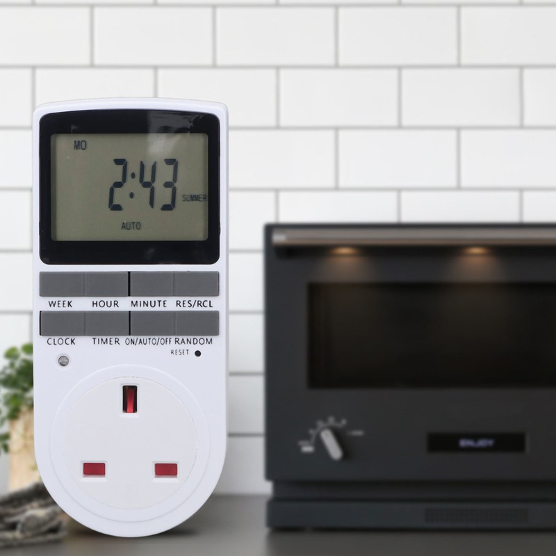 Timer Outlet Digital Intelligent Energy Saving Flame Retardant High Power