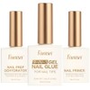 3Pcs 9 in 1 Gel Nail Glue and Prep Dehydrator