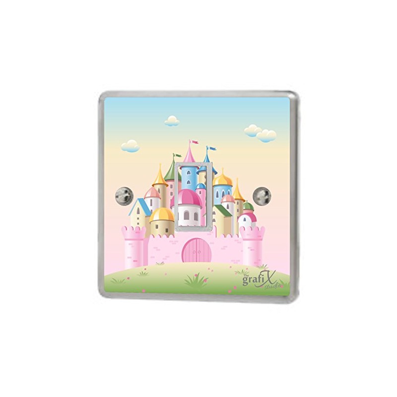 the grafix studio Princess Castle Light Switch Double Switch Plug