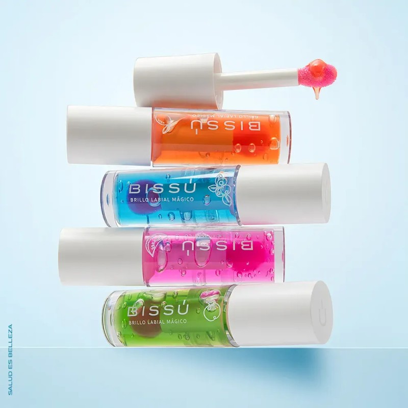 Bissu Magic Lip Gloss Fórmula Mejorada Kit 6 Tonos Completos