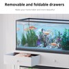 VOWNER 40 Gallon Aquarium Stand with Power Outlet, Metal Frame