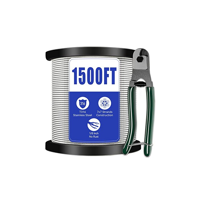 1/8 Stainless Steel Cable, Cable Railing for Stainless Steel Cable,