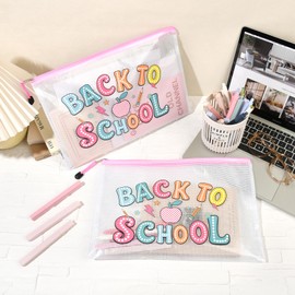 SOIDRAM 4PCS Clear Toiletry and Makeup Bags Waterproof PVC Travel Cosmetic Organizer Pouches Transparent Zipper Bags for Women