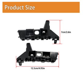 Front Bumper Bracket Set Left and Right Side for Honda Civic 2022 2023