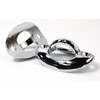 CPB Curved Oval Rope Eyes with Screws - Set of
