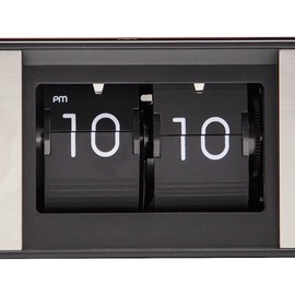 Itigoitie Retro Digital Flip Down Clock,Retro Vintage Design Auto Flip Clock Desk Clock,LED Light,Battery Operated Digital Display,Home and Office Decorations(Battery not Included)