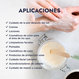 HEBBE Cera Lanette N 500 g | Emulsionante O/W y Base Autoemulsionable | Sedosas Sin Sensación Grasa | Biodegradable 100% Vegetal pH 4 a 11
