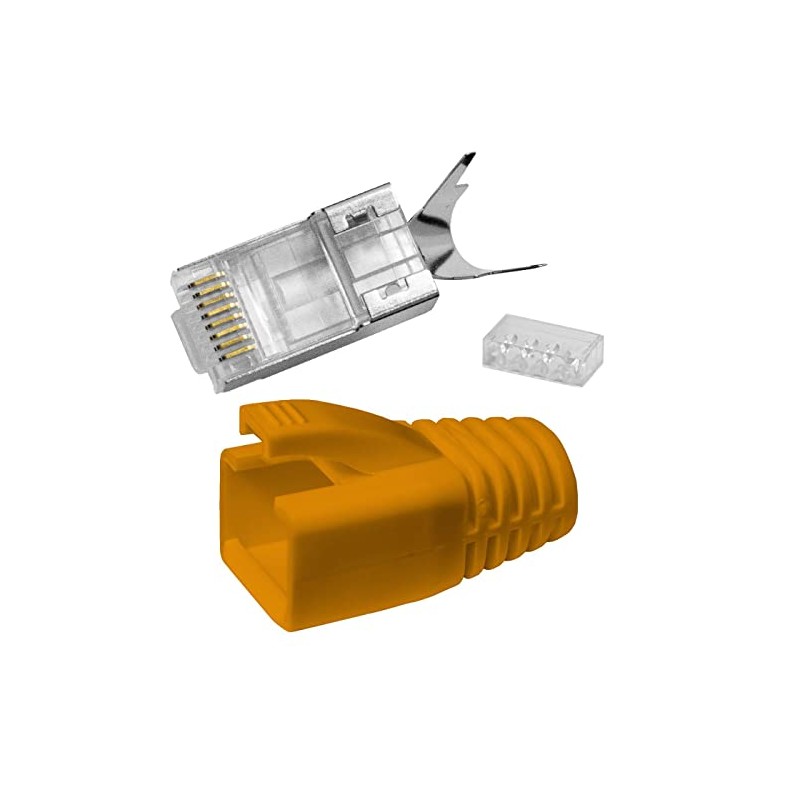 Lumonic 20x Network Connectors RJ45 Connector CAT5 CAT6 CAT7 LAN