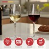MICHLEY Floating Wine Glasses for Pool Unbreakable Tritan Plastic Red