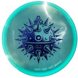 DOOMSDAY DISCS Depth Charge | Disc Golf Putt-and-Approach in Firm Clandestine Plastic | Fun for Short Straight Throws (Blue)