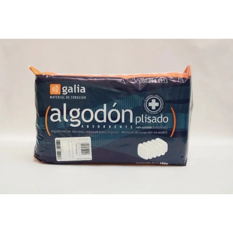 Galia Algodón Plisado 900 G 3 bolsas con 300 G