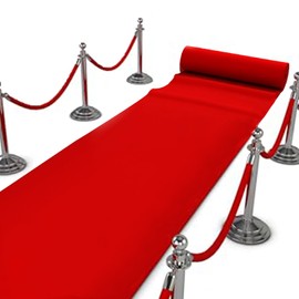 dofopo Red Carpet Runner for Party, 3.3 * 33ft Extra Thick Red Aisle Runner for Indoor Outdoor Wedding and Events Decorations, Not Slip Red Runway Rug for Prom Ceremony