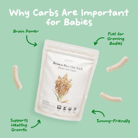 Jilmajae Organic Oat Sticks (pack of 3)– Korean Baby Wafers Teething Snacks for Babies & Toddlers | Easy-to-Hold, Dissolves Easily, Allergen-Free & Travel-Ready in Resealable Pouch