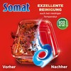 Somat Excellence 4-in-1 Caps (20 Caps), Quick Resolution Dishwasher Tablets,
