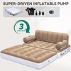 YITAHOME Queen Size Air Sofa Bed Mattress with Headboard and
