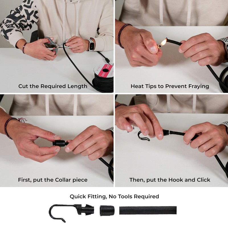 DIY Bungee Cord Kit | Easy Assembly Custom Length Bungee