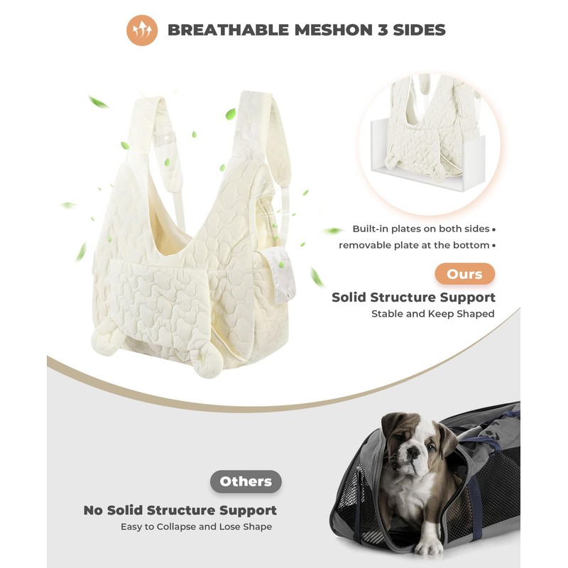 JourCraf Pet Carrier Backpack, Adjustable Pet Front Cat Dog Carrier