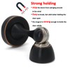 Solid Mental Magnetic Door Stop, Wall Mounted, Oil Rubbed Bronze,