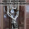 Fingerprint Lock, Smart Lock Waterproof, Lock with Fingerprint, Padlock Fingerprint,