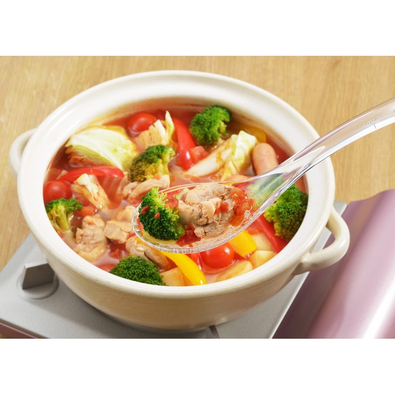 Yoshikawa SJ3474 Ayana Easy to Scoop, Clear Astragalus, Drilled Large