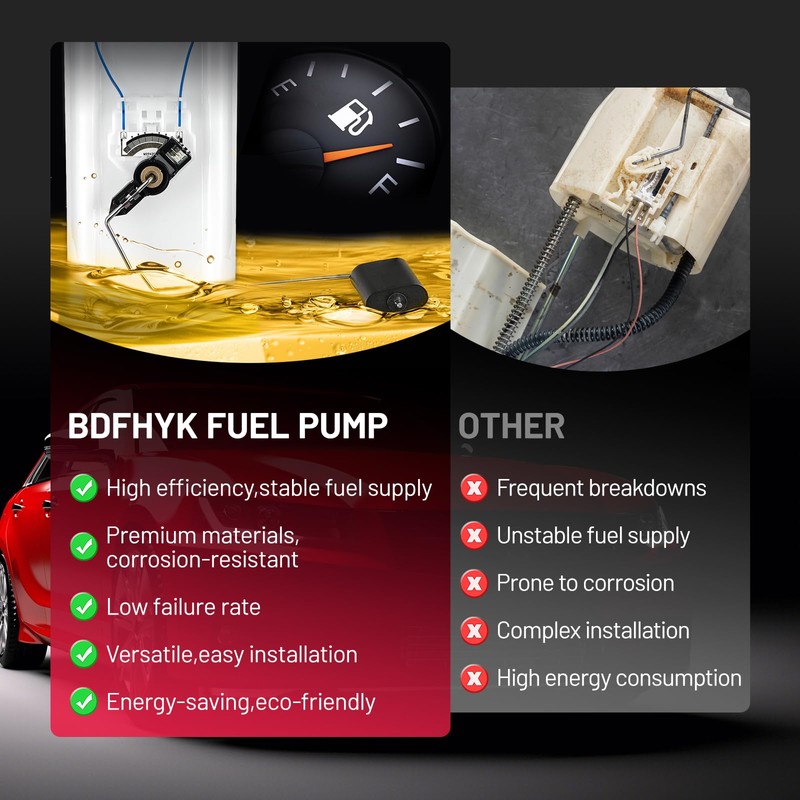 BDFHYK Fuel Pump Module Assembly E8743M 2005-2019 For Nissan Frontier/Pathfinder/Xterra,