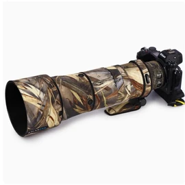 Rolanpro Lens Camouflage Coat for Nikon Z 180-600mm F/5.6-6.3 VR Cover Lens Protective Sleeve Case-#39 Grass Waterproof