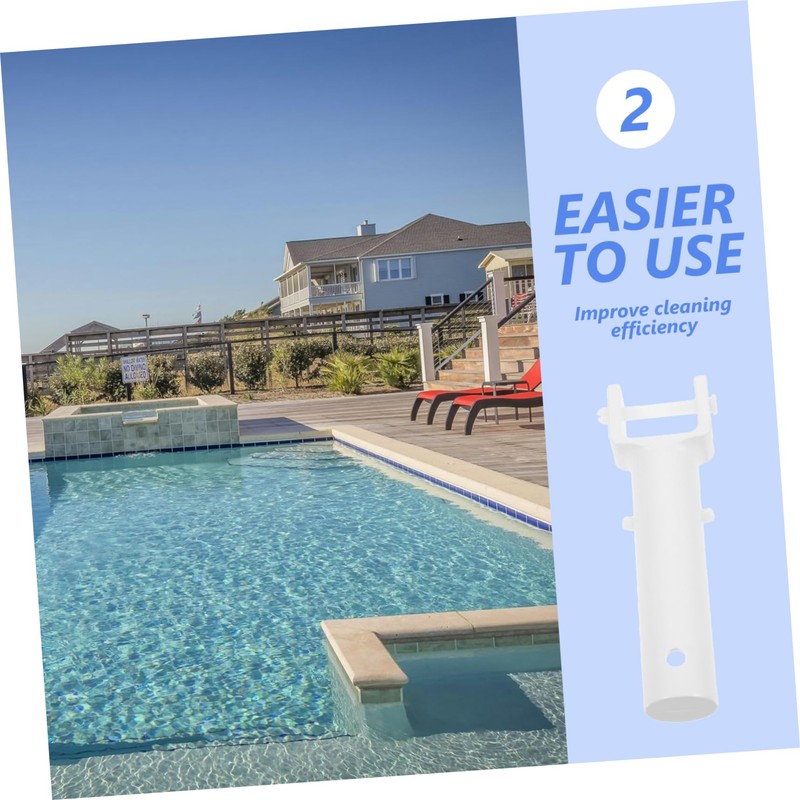 BESPORTBLE 3pcs Professional Pool Vacuum Handle Durable Suction Grip Cleaning