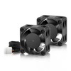 GDSTIME 2PCS 40mm x 20mm 12VDC, PC Case Fan, 4