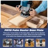 PR110 Palm Router Subbase, Router Base Plate with Screws for