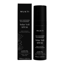 MUKTI Daily Moisturiser SPF30 Solar Veil, 100ml
