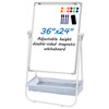 Dry Erase White Board with Stand Double Sided 36"X24" Magnetic