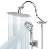 Hibbent All Metal Shower Head, 10'' High Pressure Rainfall Shower