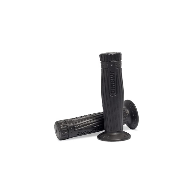 CIRCUIT Equipment MA043-001 Barcelona Motorcycle Grips Black