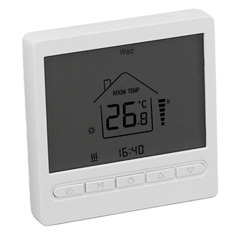 Digital Thermostat Display ABS Accurate Temperature Control Electric Thermostat AC220V