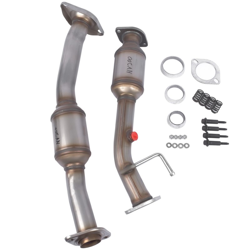 NEWZQ Front & Rear Catalytic Converters Set Compatible with Nissan
