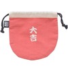 Techno Prime Daruma Pouch, Red