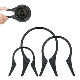 JJC 3 Piece Camera Lens Filter Wrench Kit (37-52mm, 55-72mm, 77-95mm), Filter Removal Wrench Tool Fit for 37-95mm Lens Thread for Canon Nikon Sony Fuji Cameras