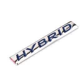 Areyourshop 3D Hybrid Car Sticker Metal Emblem Rear Trunk Badge